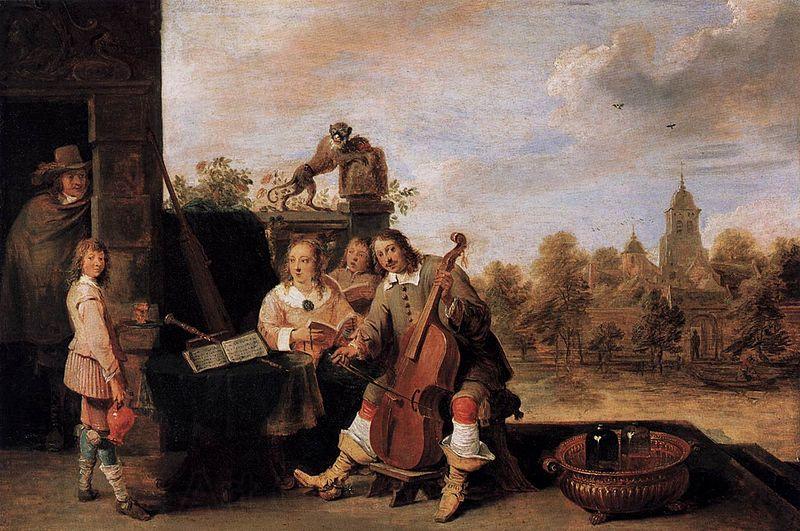 David Teniers the Younger The Painter and His Family